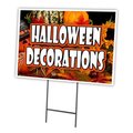 Signmission Halloween Decoration Yard Sign & Stake outdoor plastic coroplast window, C-1216 Halloween Decoration C-1216 Halloween Decoration